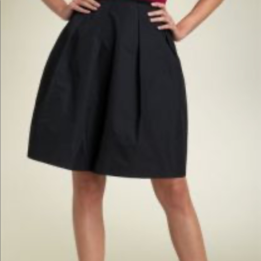 BCBGMAXAZRIA Kingsley Taffeta Flare Skirt